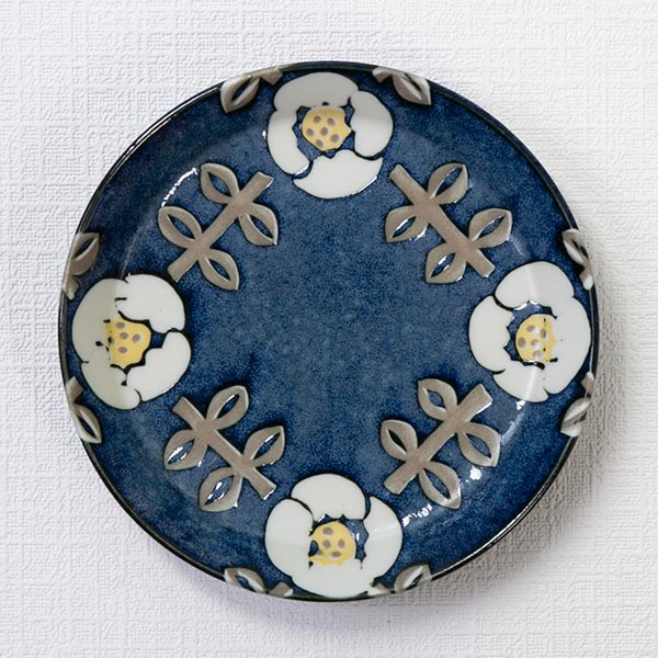 プレート 14cm ノルディックフラワー 磁器 美濃焼 日本製 （ 食洗機