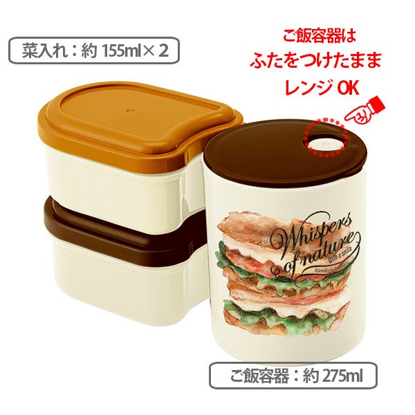 楽天市場】アンパンマン フォーク付き ランチBOX 270ml ブルー
