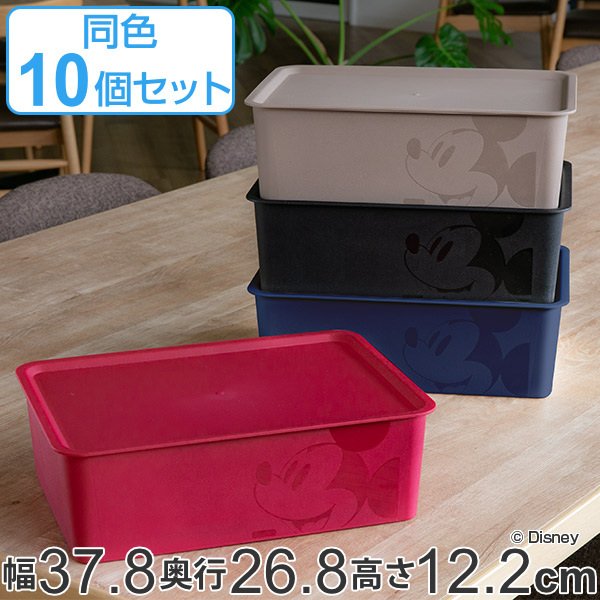 ミッキーマウス収納家具 プラスチック製の収納ボックス 287674set.jpg