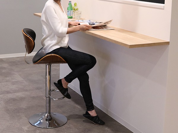 カウンターチェア ハイチェアー ミッドセンチュリー風 KNOX