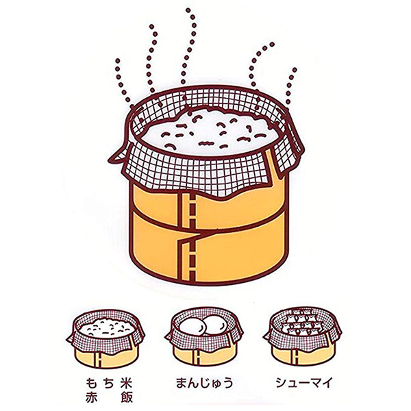 蒸し布 2〜3升用 68×68cm 綿製 （ 蒸し料理 むしぬの 炊飯用