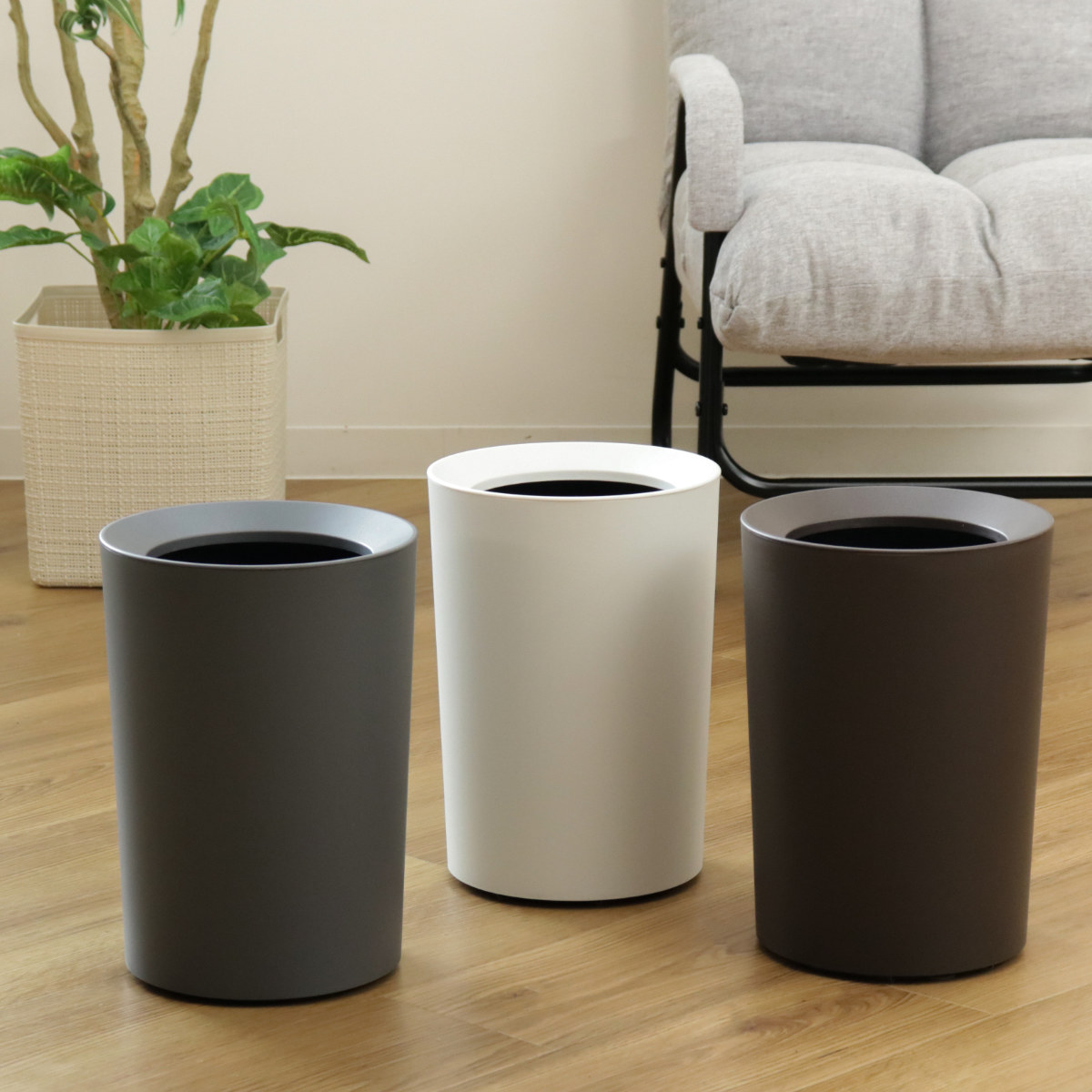 アスベル（ASVEL） ゴミ箱 6.7L 丸型 ルクレール （ ごみ箱 6.7