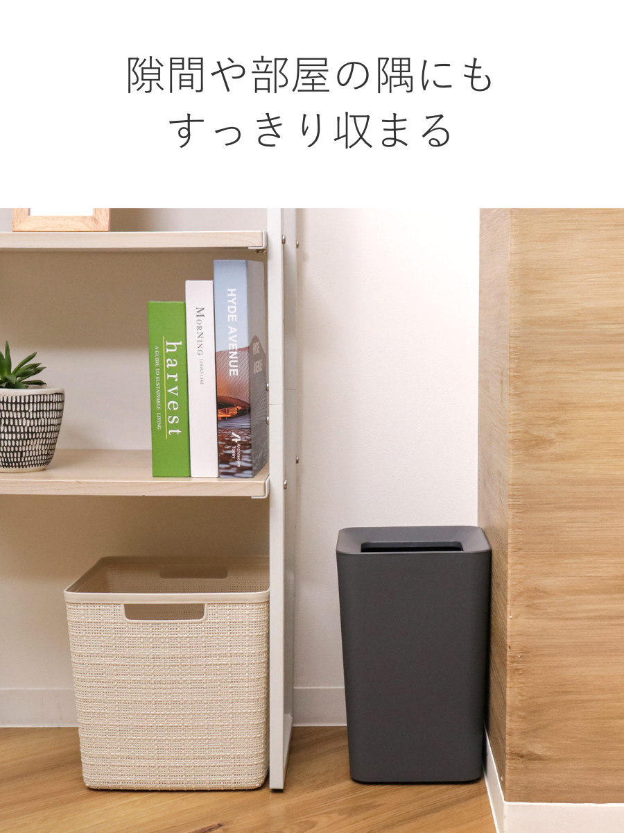 アスベル（ASVEL） ゴミ箱 6.6L 角型 ルクレール （ ごみ箱 6.6