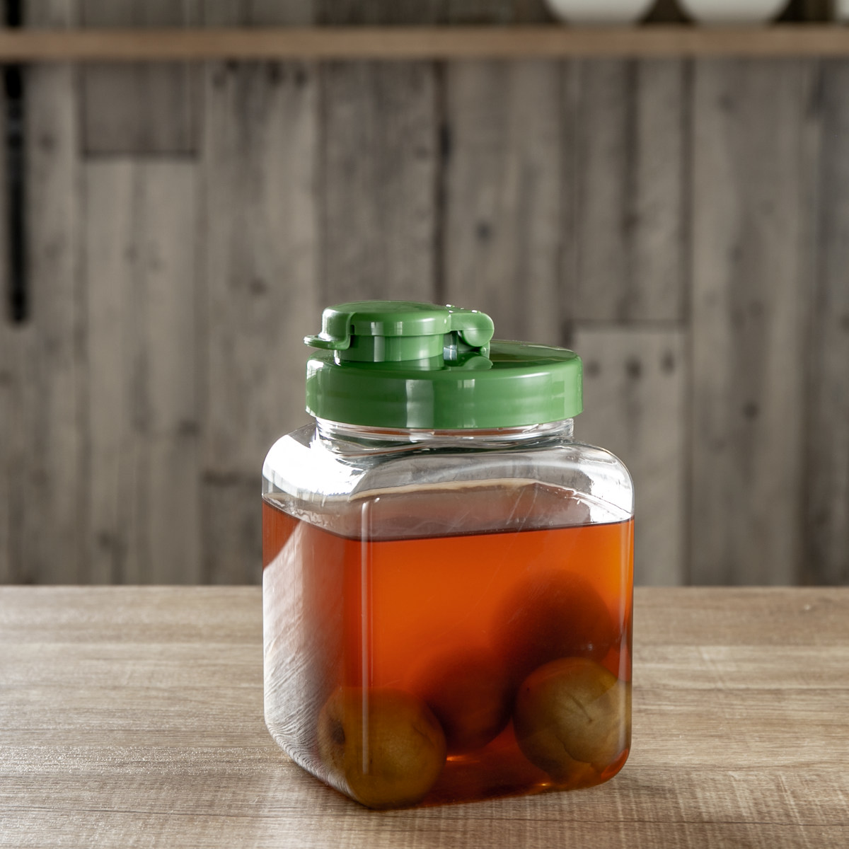 TAKEYA（タケヤ） 梅酒容器 液体密封容器 S型 1.1L プラスチック製 3個