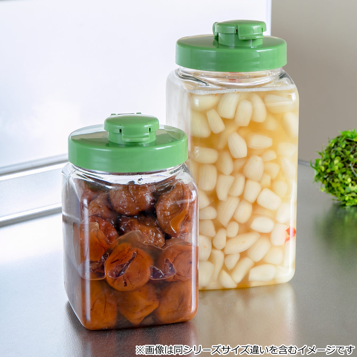 TAKEYA（タケヤ） 梅酒容器 液体密封容器 S型 1.1L プラスチック製 3個