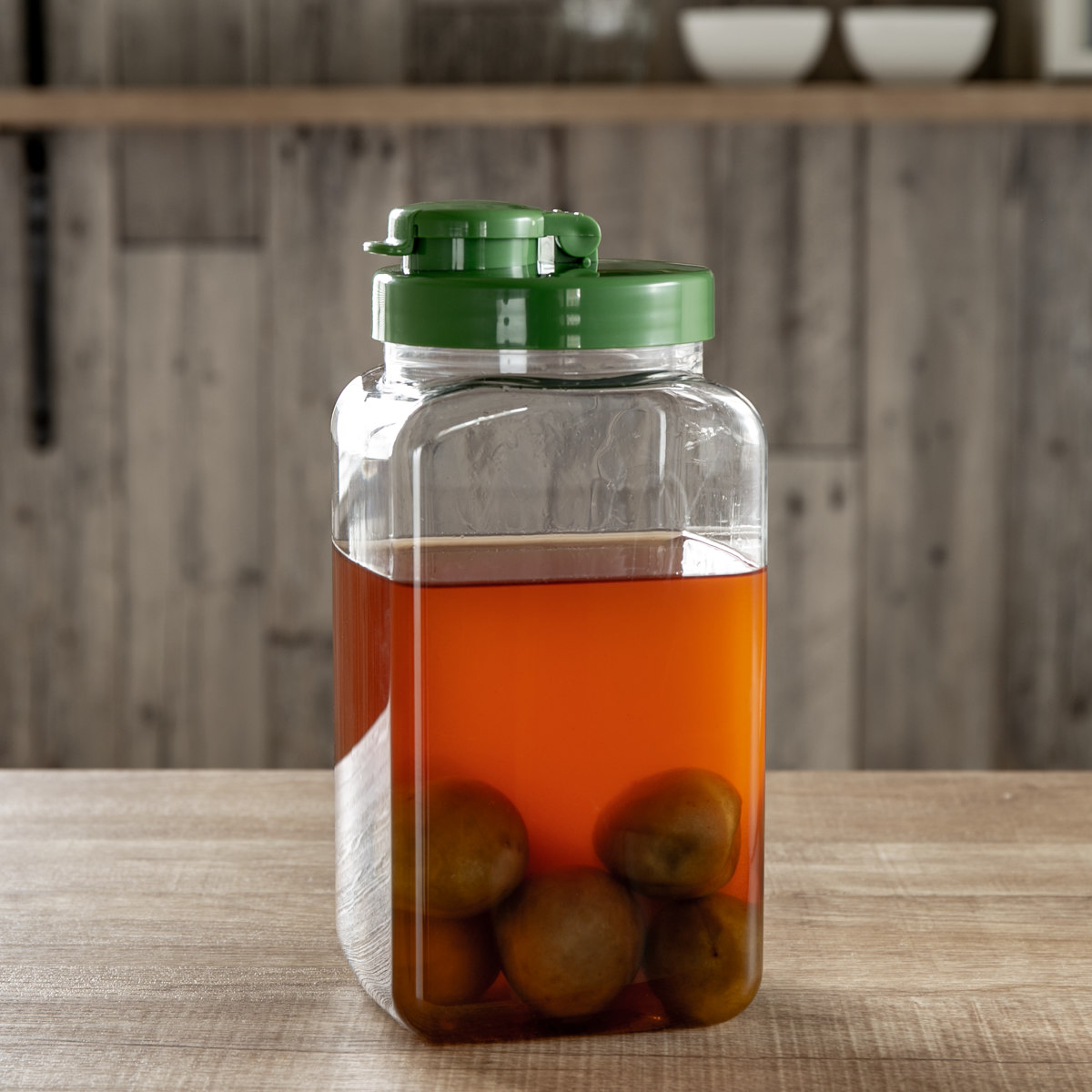 TAKEYA（タケヤ） 梅酒容器 液体密封容器 S型 1.7L プラスチック製 3個