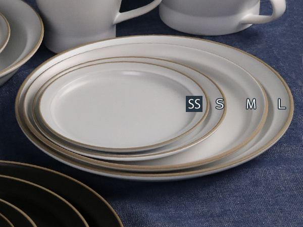 プレート 14cm SS エッジライン 陶器 食器 （ 食洗機対応 電子レンジ