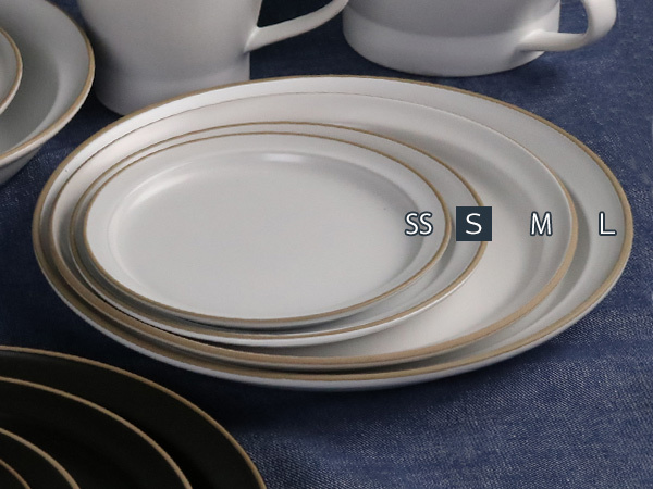 プレート 16cm S エッジライン 陶器 食器 同色5枚セット （ 食洗機対応