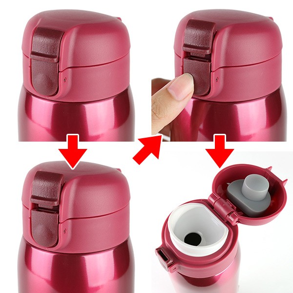 FORTEC 水筒 フォルテック・パーク ワンタッチ栓 マグボトル 800ml