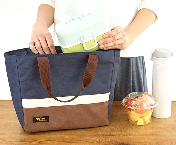 専用　ランチバッグ お弁当 大容量 トートバッグ 防水 保冷 保温 保冷 ランチバッグ 水筒入れ サイドポケット付き 大容量 お弁当 バッグ
