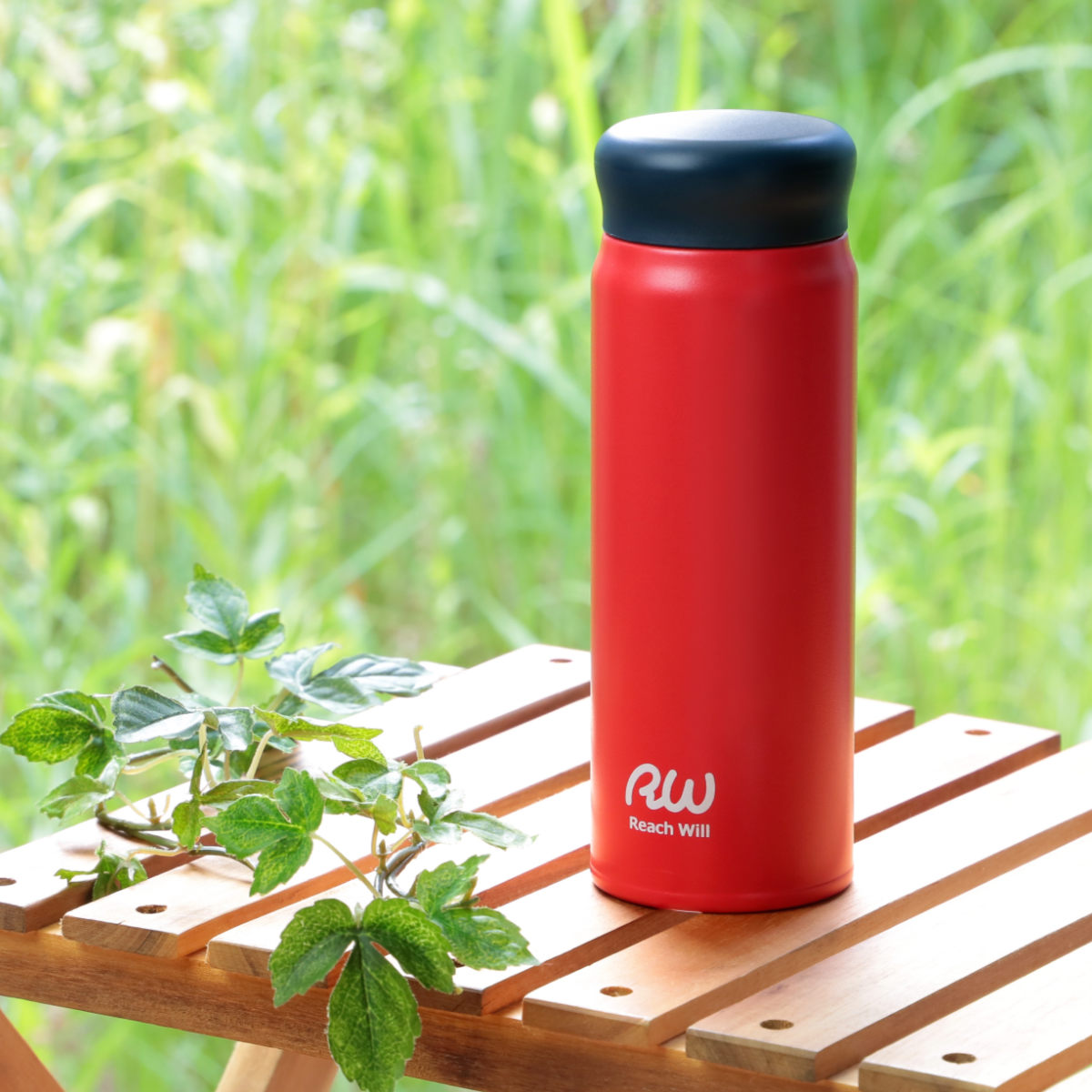 Reach Will 水筒 480ml ステンレス 保温 保冷 RW真空マグボトル （ 直