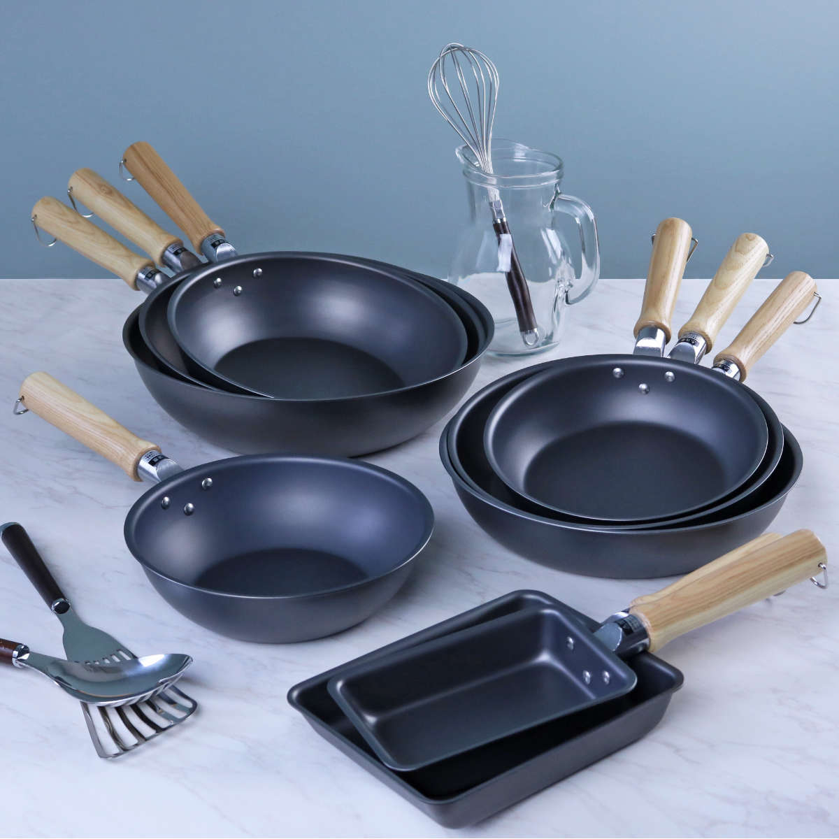 ウルシヤマ金属工業 フライパン 26cm IH対応 鉄匠 UMIC 日本製 （ ガス