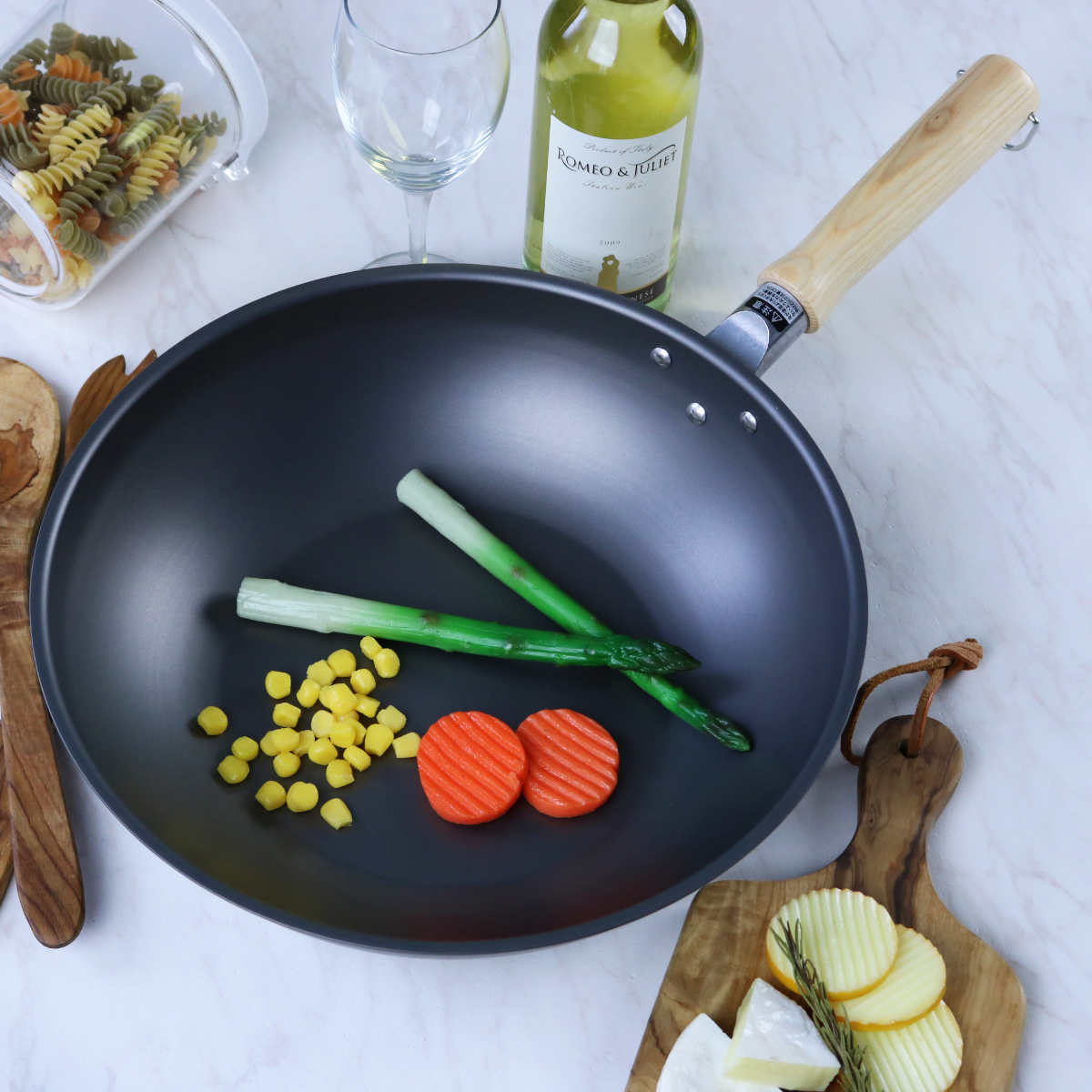 ウルシヤマ金属工業 いため鍋 28cm IH対応 深型フライパン 鉄匠 UMIC