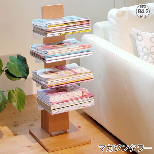 本棚 ブックタワー 積み重ね ロータイプ 幅29.5cm （ 棚 ラック
