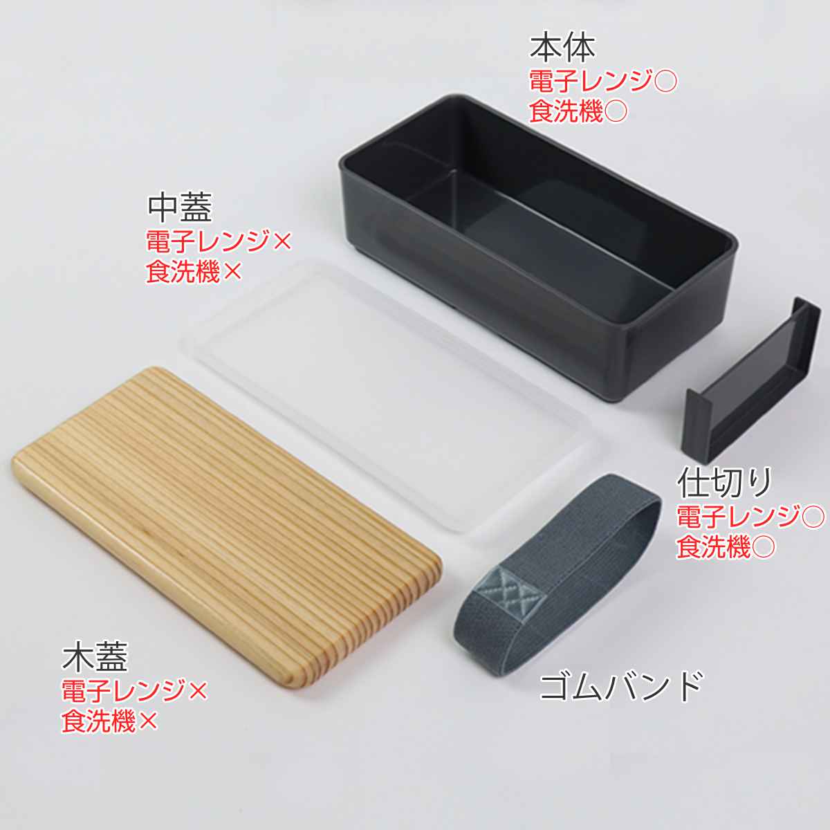 三好製作所 弁当箱 1段 500ml 木蓋 土佐古代杉 （ お弁当箱 ランチ