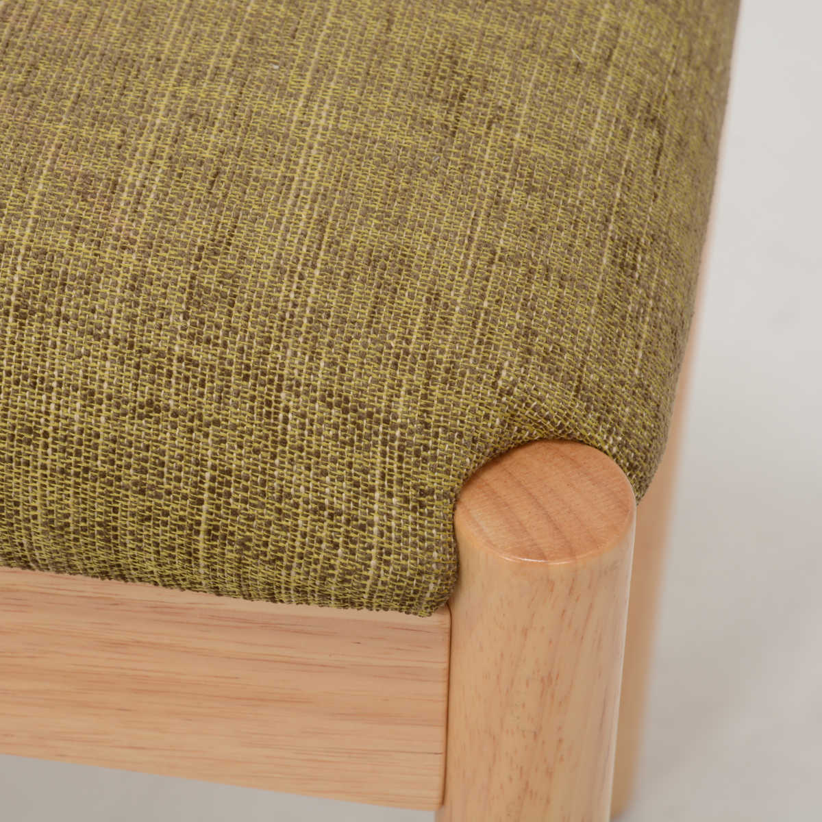 スツール 角型 木製 ナチュラルフレーム 高さ43cm （ 椅子 いす 天然木