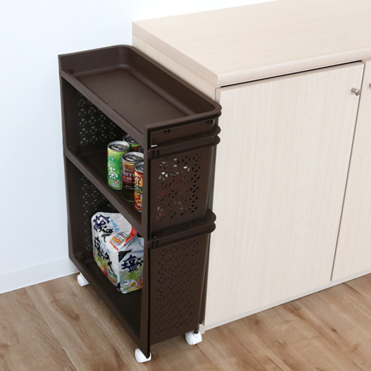 サンコープラスチック ラック 幅46×奥行19×高さ33cm ラコン 積重ね