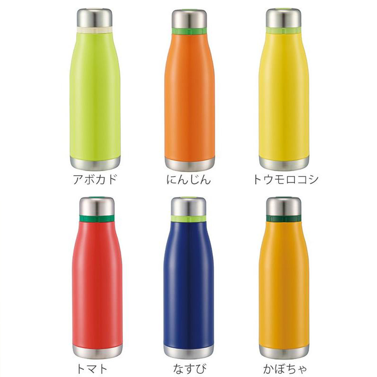 スケーター 水筒 コンパクトステンレスボトル マルシェ 400ml アボカド