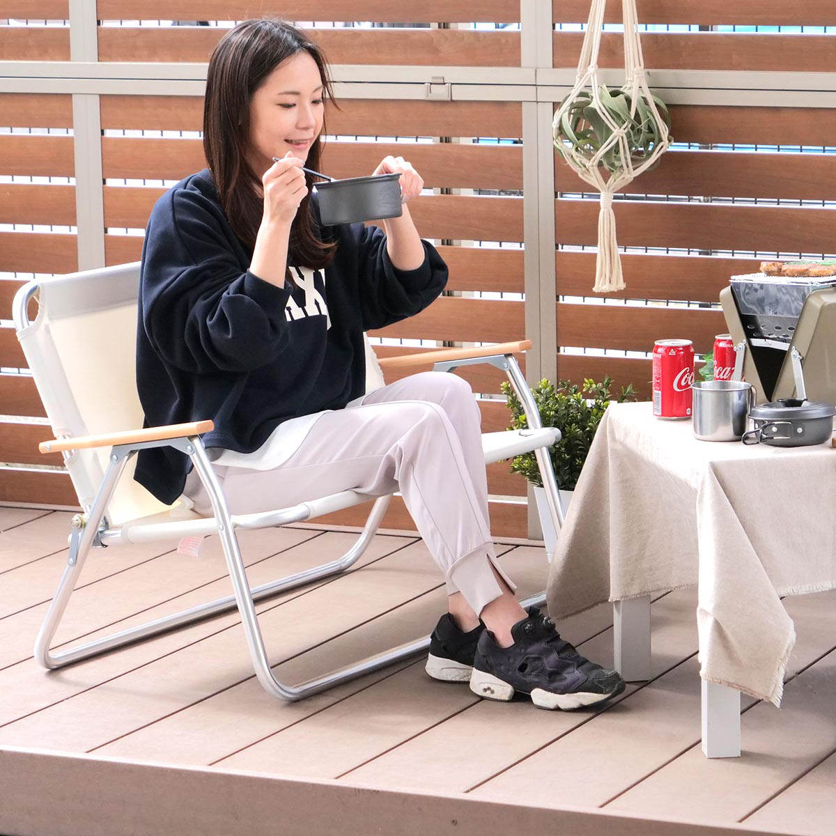 CAPTAIN STAG（キャプテンスタッグ） アウトドアチェア 折りたたみ