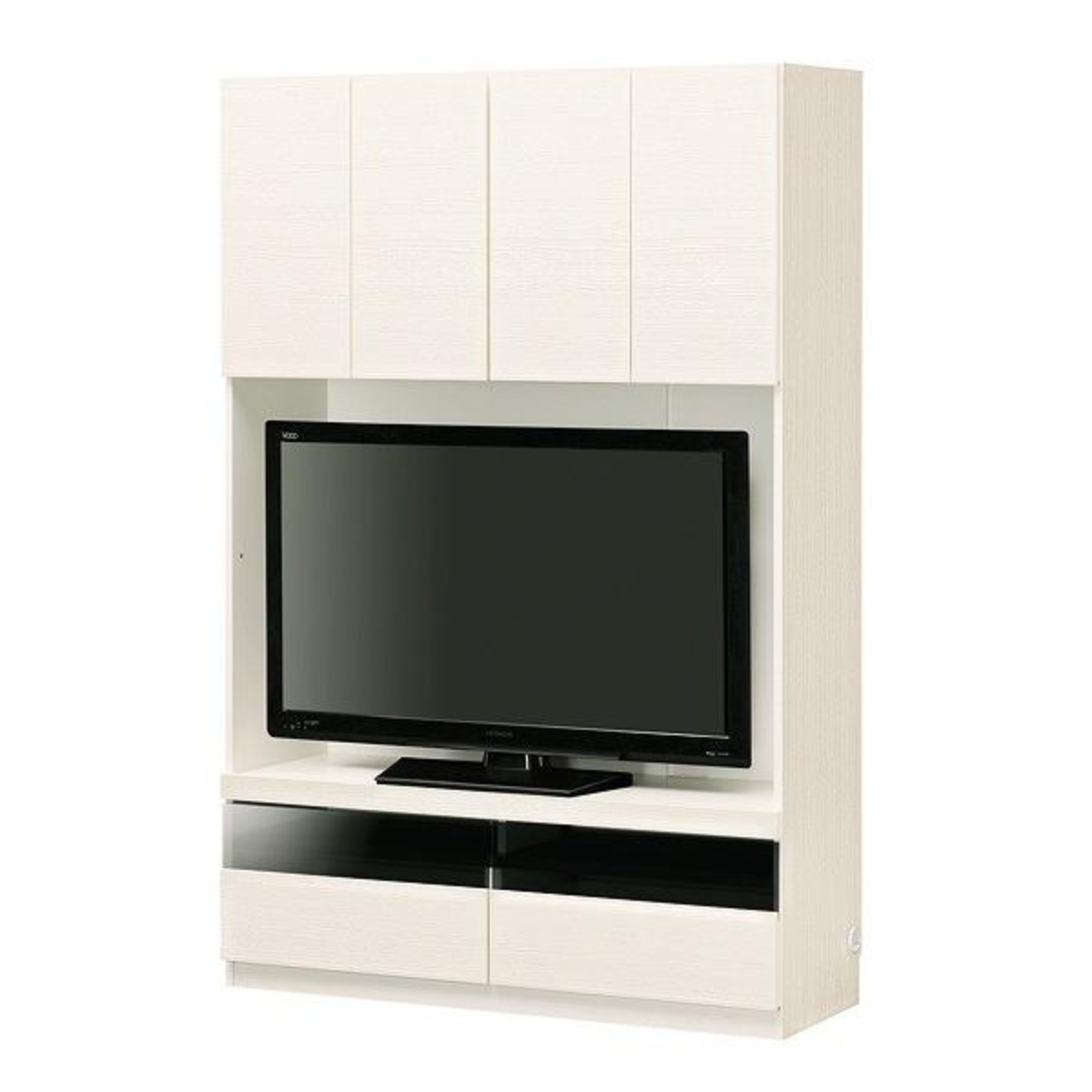 白井産業 テレビ台ユニット 幅120cm 壁面収納 日本製 ポルターレ