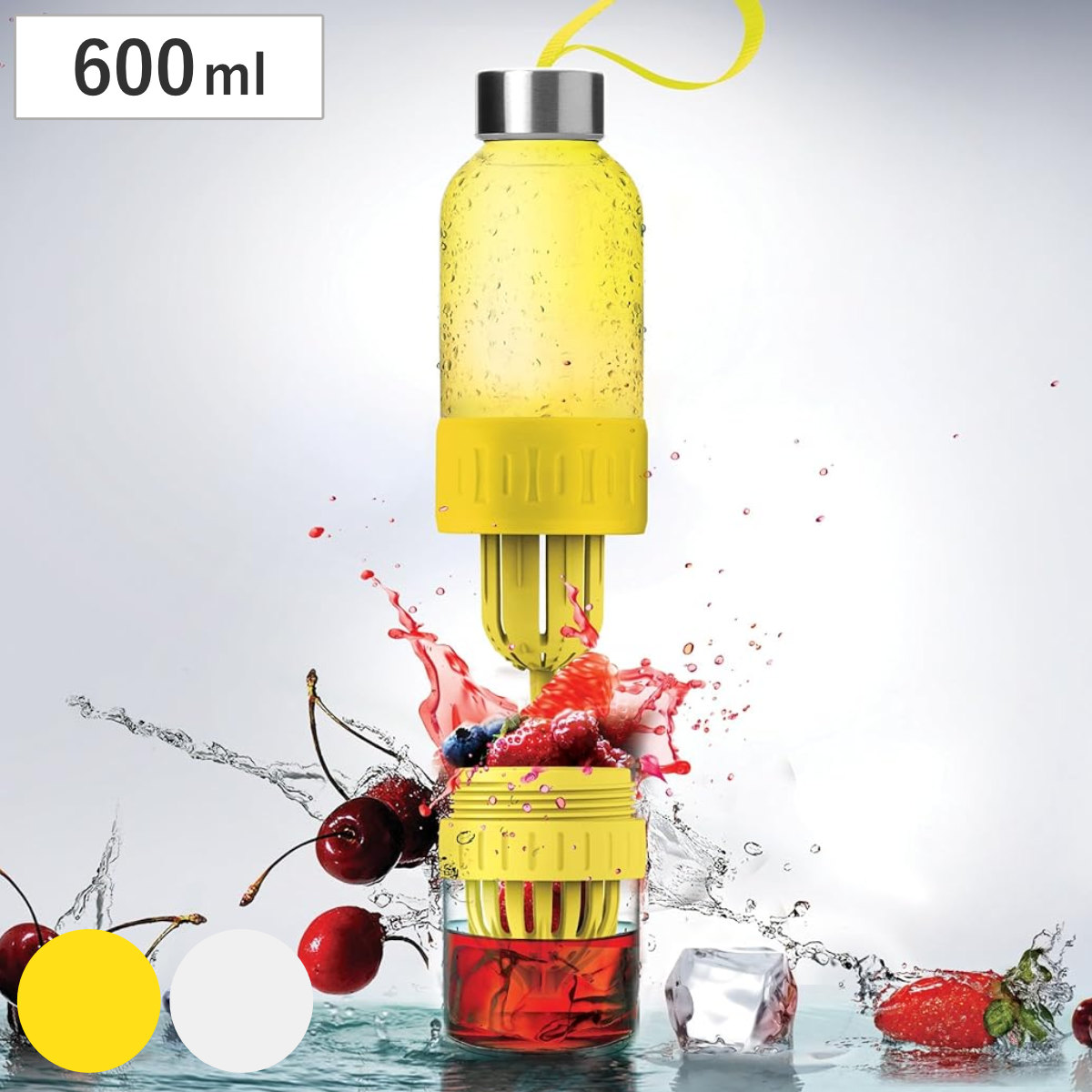 �t���[�o�[�E�H�[�^�[�{�g�� 600ml asobu THE FRUIT BLENDER 2 GO �W���[�T�[ �i �E�H�[�^�[�{�g�� �t���[�o�[�{�g�� �{�g�� ���� �^���u���[ ������ �j