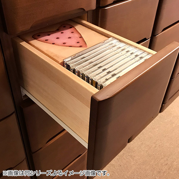 スリムチェスト 6段 すき間収納 引き出し 木製 幅40cm （ タンス