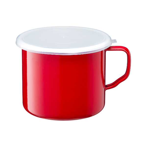 保存容器 ホーローフードストッカーハンドル付 丸型 12cm 1.1L ガス火