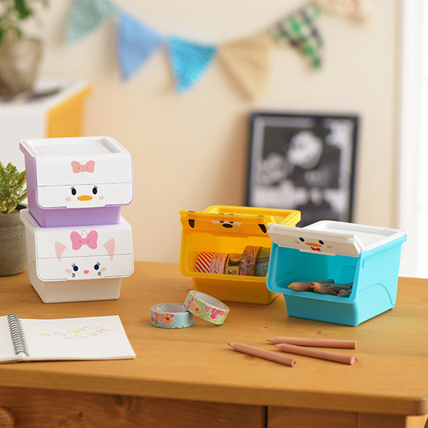 Disney（ディズニー） 小物入れ 幅11×奥行13×高さ9cm ツムツム