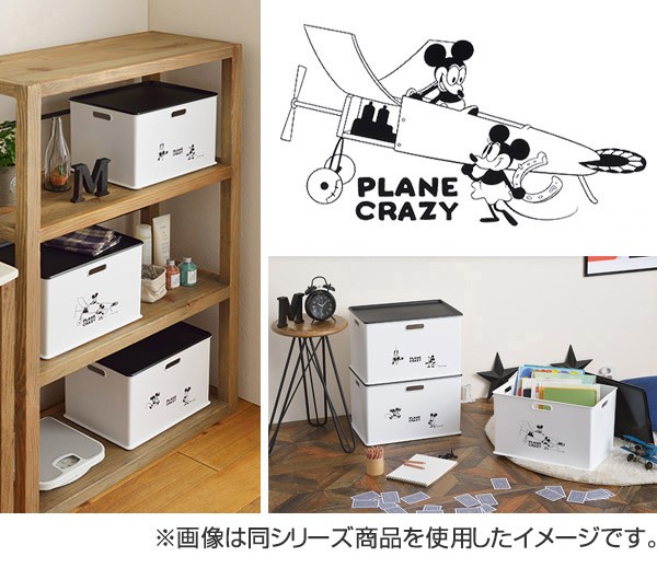 未使用 ディズニー ミッキーマウス デザイン 収納 ボックス 棚 ホワイト Disney（ディズニー） □在庫限り・入荷なし□ 収納ボックス イン