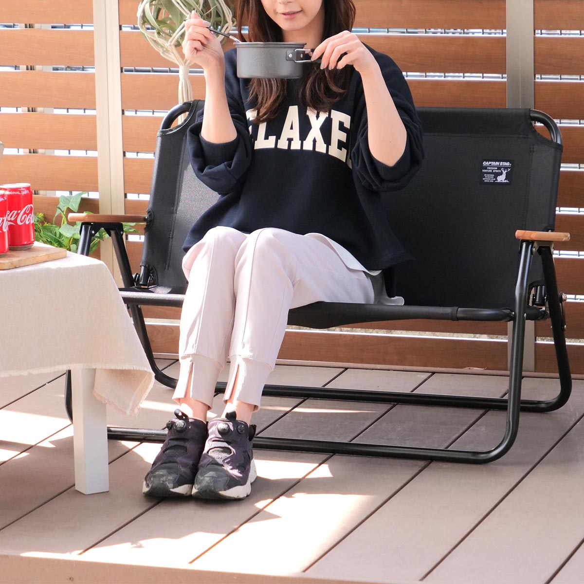 CAPTAIN STAG（キャプテンスタッグ） アウトドアチェア 折りたたみ