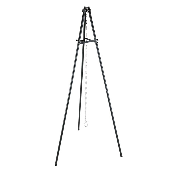 CAPTAIN STAG（キャプテンスタッグ） トライポッド 三脚 焚火 ブラック