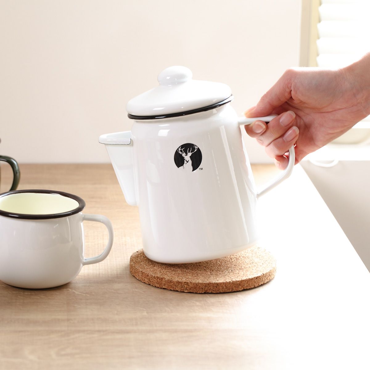 CAPTAIN STAG（キャプテンスタッグ） ホーローケットル やかん