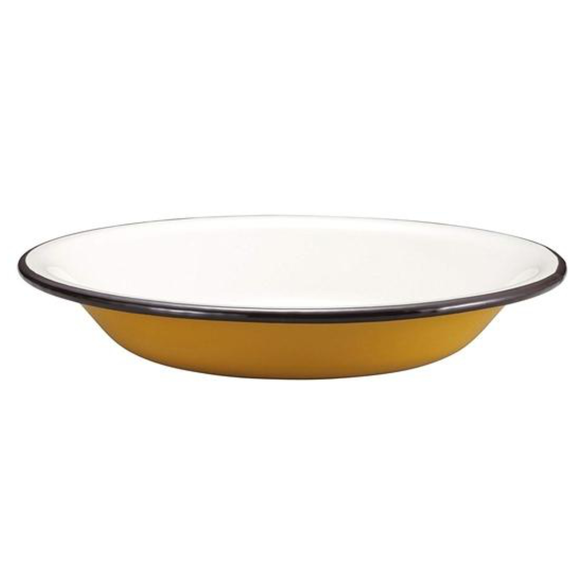 CAPTAIN STAG アウトドア食器 ホーロー プレート 皿 22cm