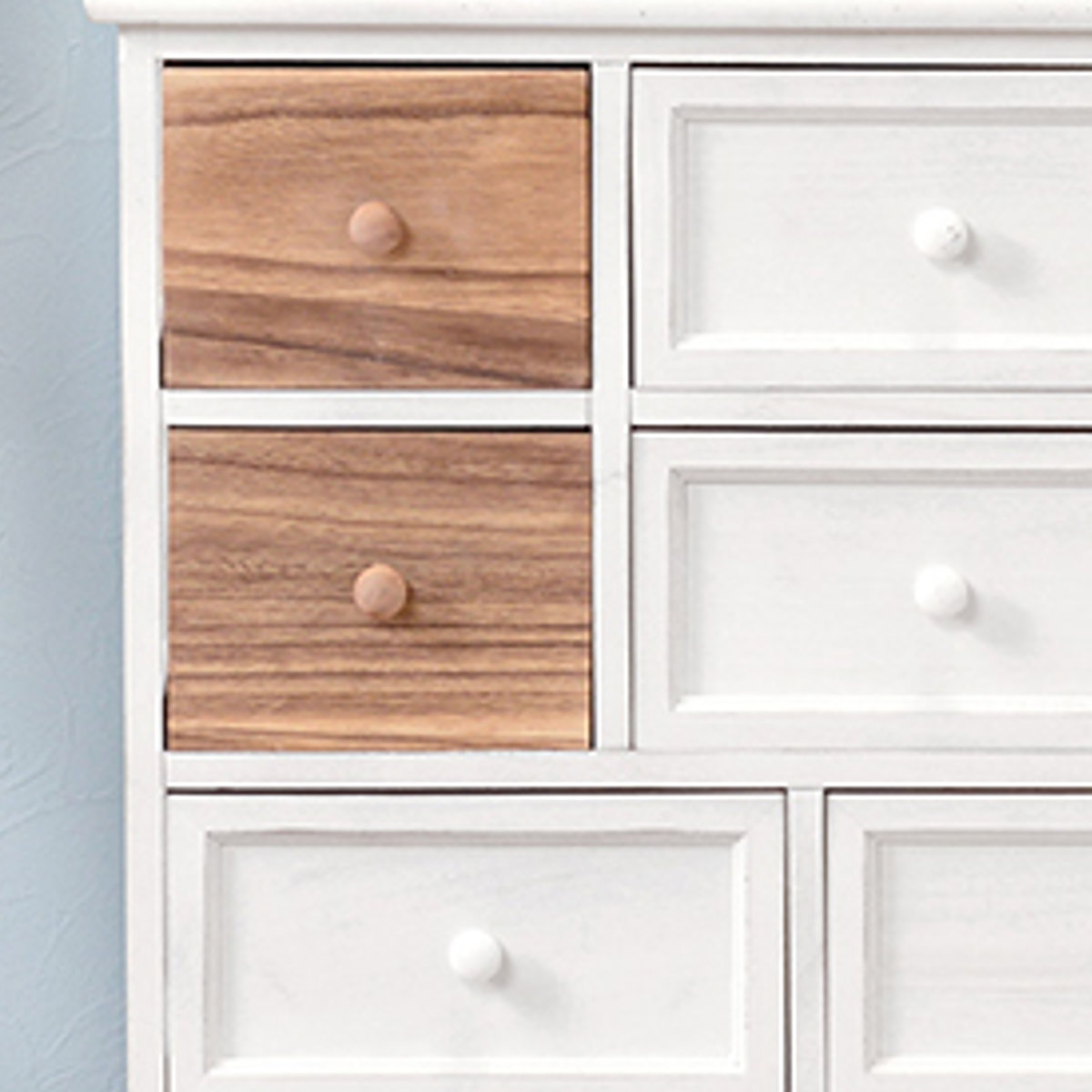 HAGiHARA（萩原） チェスト 幅85cm 4段 完成品 天然木 桐製 （ 収納