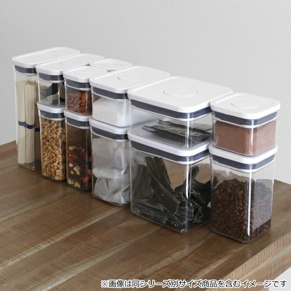 受取限定★OXO 保存容器 各種類 組み合わせ自由 OXO（オクソー） ポップコンテナ2 スモールスクエア ショート 1.0L