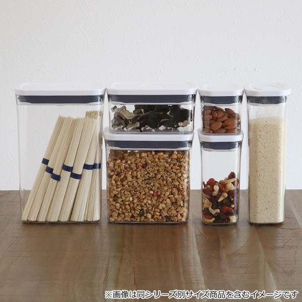 OXO（オクソー） ポップコンテナ2 ミニスクエア ミディアム 0.8L