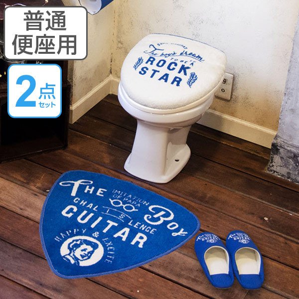 Cozydoors トイレ2点セット レギュラー Cycling （ トイレマット フタカバー セット ） :290701:リビングート ヤフー店 -  通販 - Yahoo!ショッピング