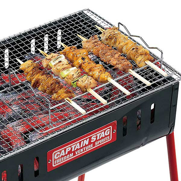CAPTAIN STAG（キャプテンスタッグ） 焼き網 串焼き&焼き過ぎ防止アミ