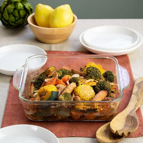 PYREX（パイレックス） グラタン皿 大皿 22cm Pyrex スクエア 耐熱