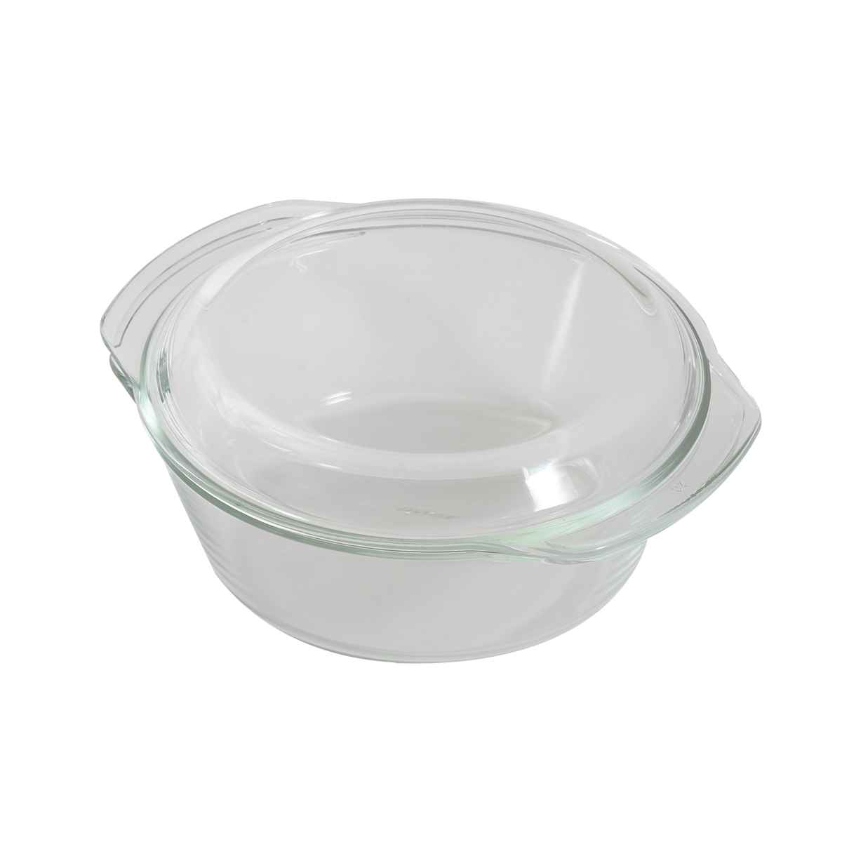 PYREX（パイレックス） スチームポット ふた付き 18cm 980ml 丸 耐熱