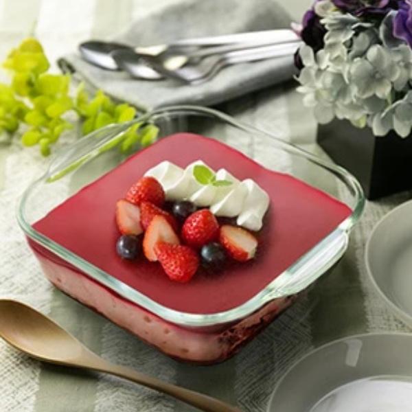 PYREX（パイレックス） グラタン皿 大皿 18cm Pyrex スクエア 耐熱