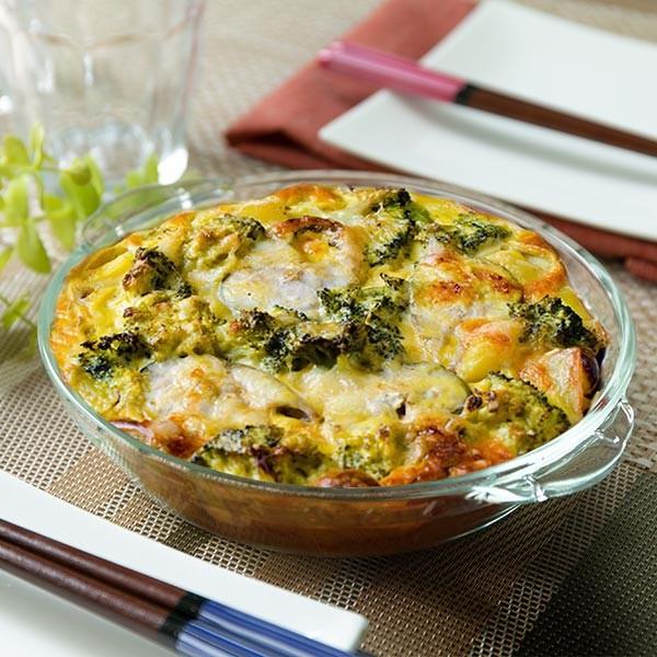 PYREX（パイレックス） グラタン皿 一人用 18cm Pyrex 丸 耐熱ガラス