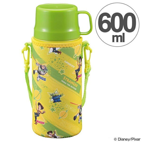 水筒 2WAYキッズボトル 600ml ディズニー トイ・ストーリー コップ付き