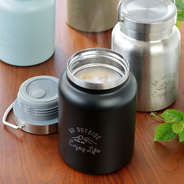 モンテ 保温弁当箱 スープジャー キャプテンスタッグ CAPTAINSTAG HD