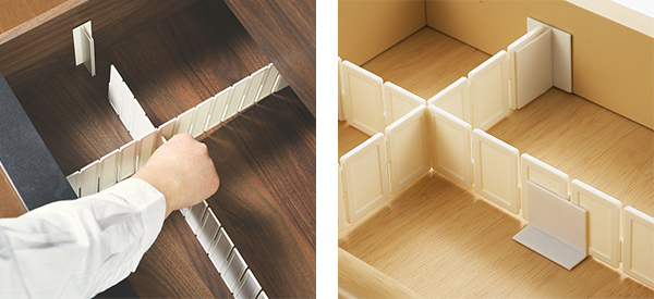 タイガークラウン 仕切り板 エリアパーティション 高さ5cm 3枚入 白