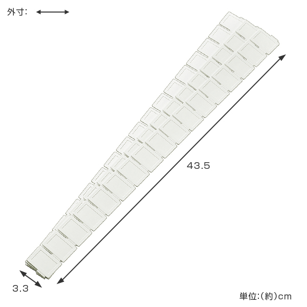 仕切り板 エリアパーティション 高さ3.3cm...の詳細画像2
