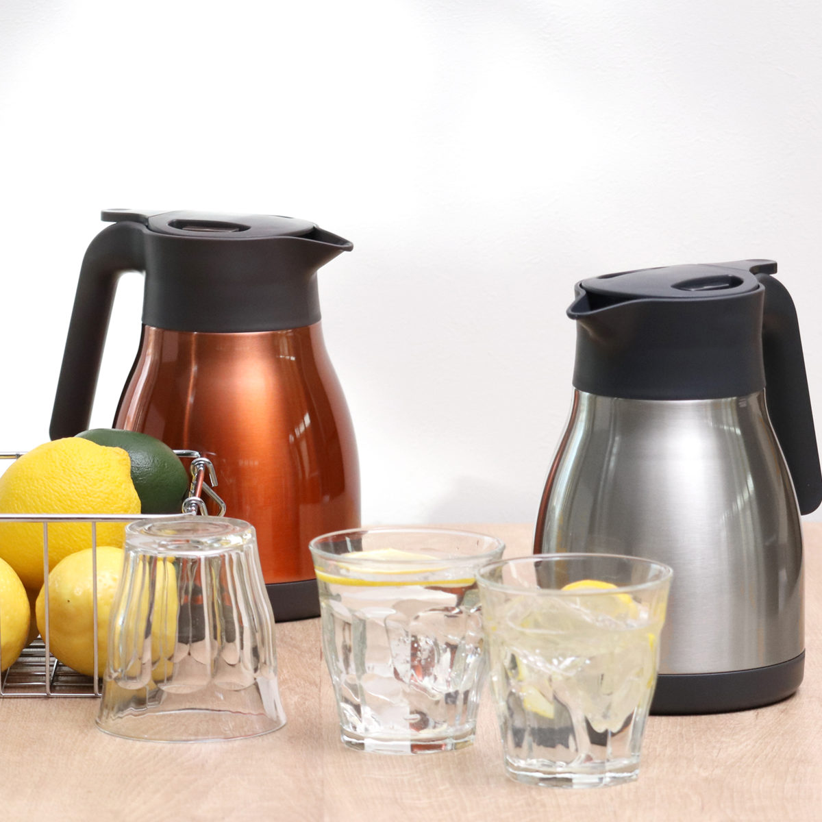 パール金属 ステンレスポット 1L 卓上ポット ステンレス製 サテン