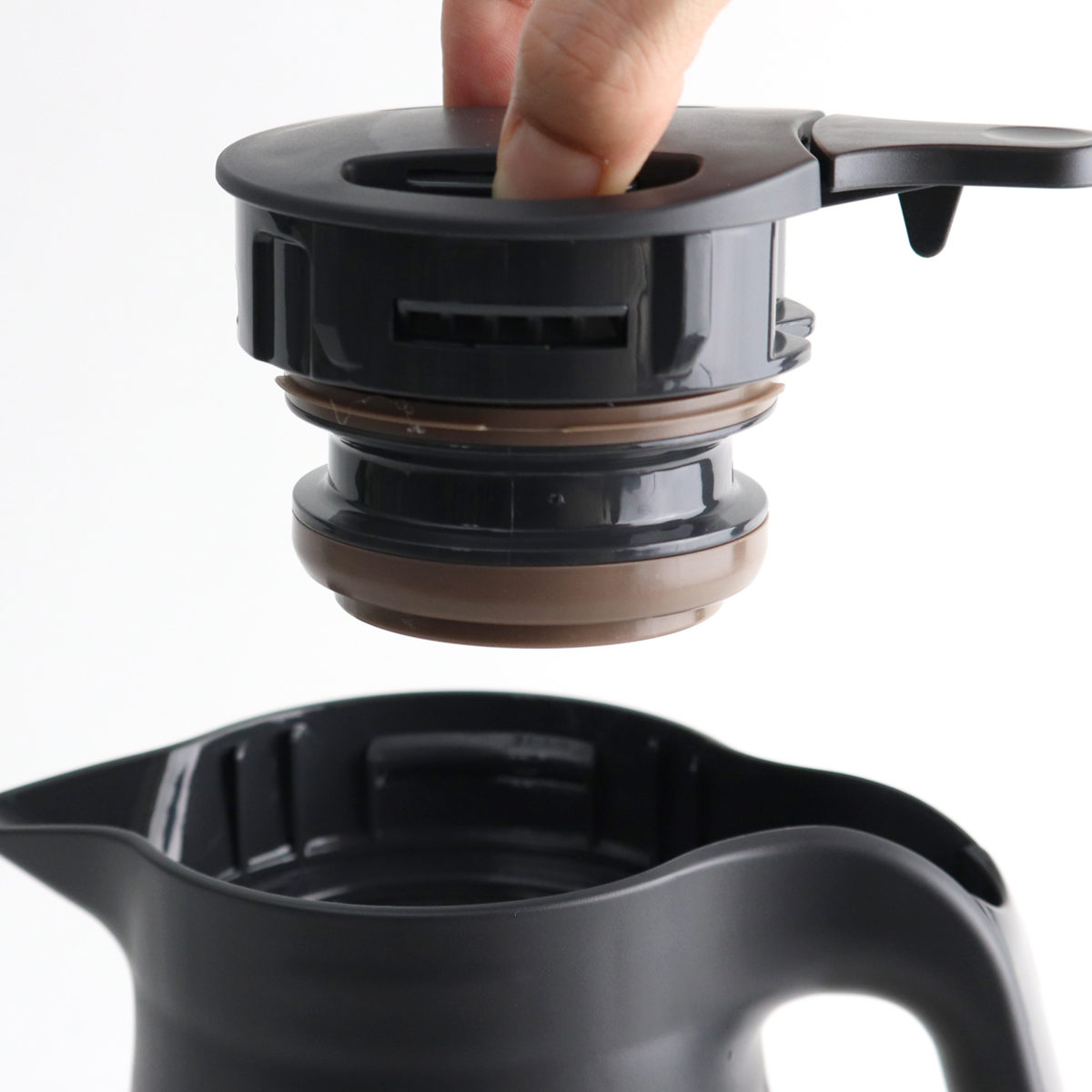 パール金属 ステンレスポット 1L 卓上ポット ステンレス製 サテン