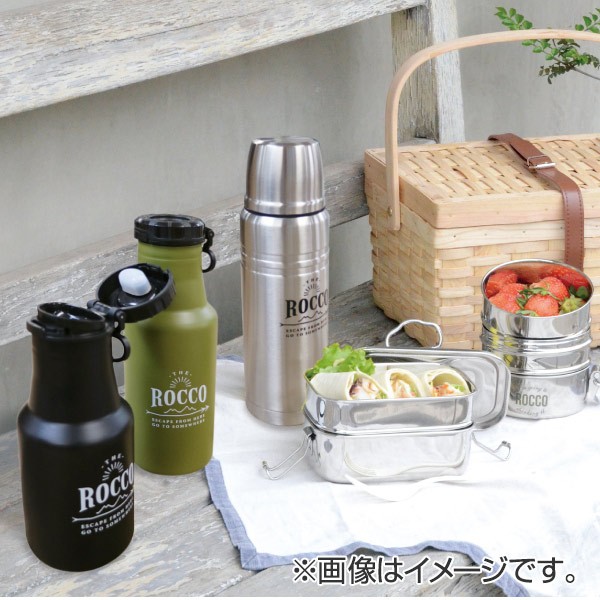 ROCCO（ロッコ） 水筒 直飲み ステンレス マグボトル ワンタッチボトル