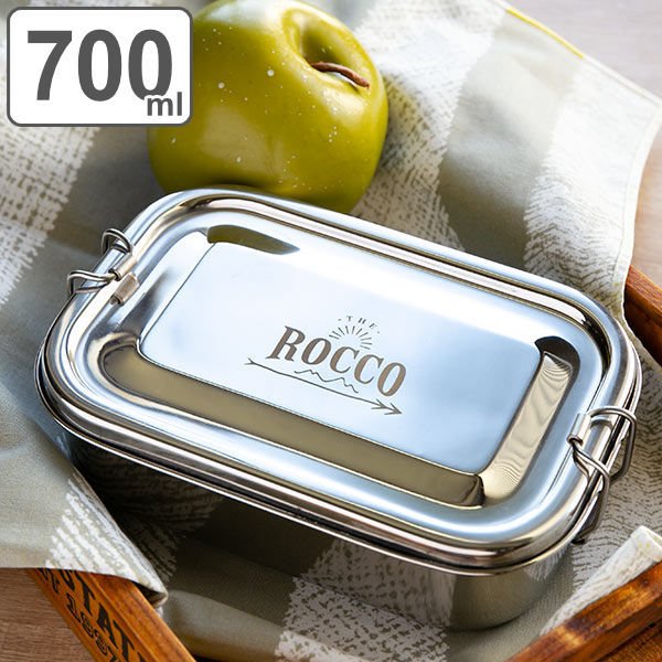 お弁当箱 1段 ロッコ ROCCO ステンレス レクタングル ランチ